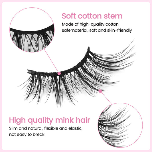 "CUTIE" Short Natural Half Lash