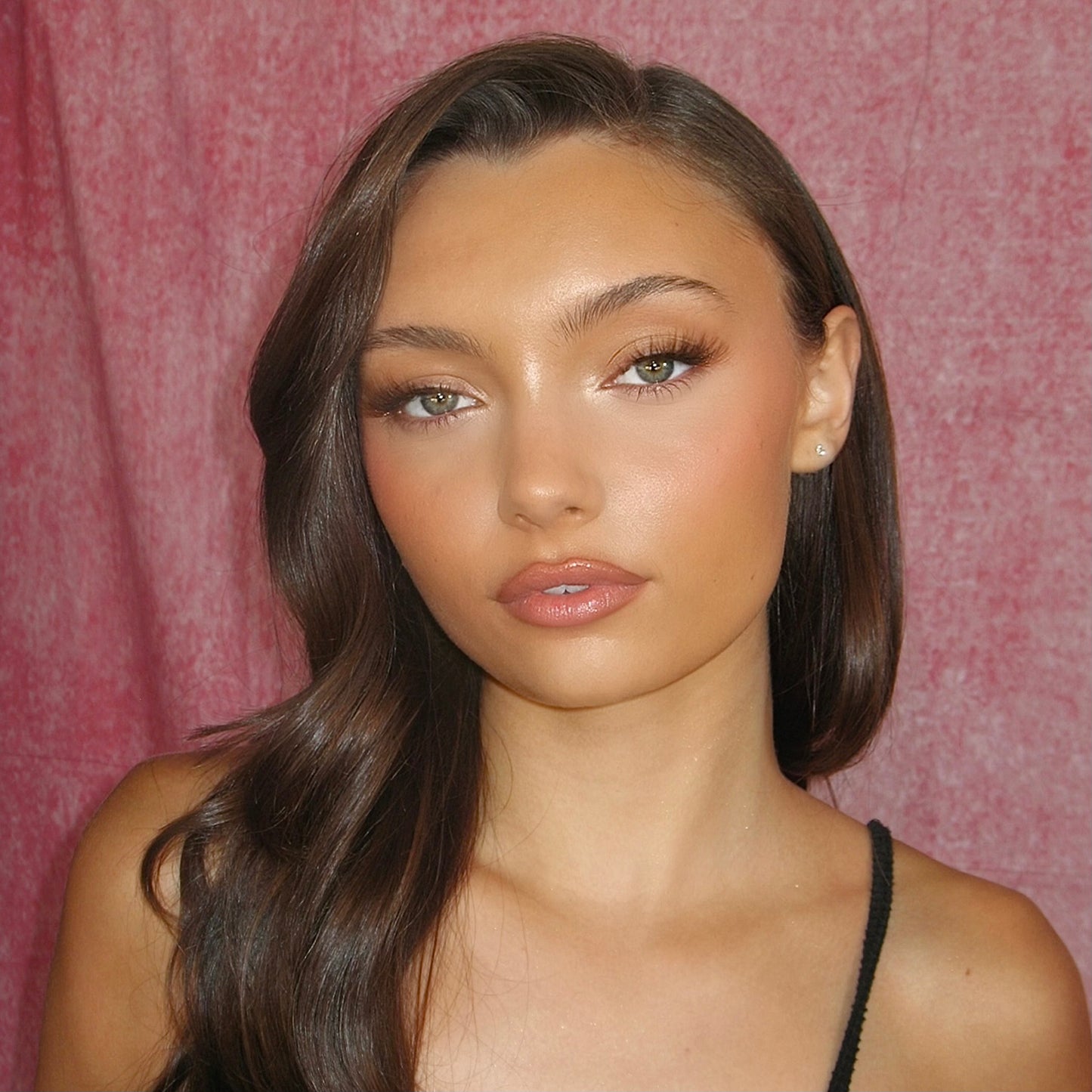 "CALICO" Brown & Black Corner Lash