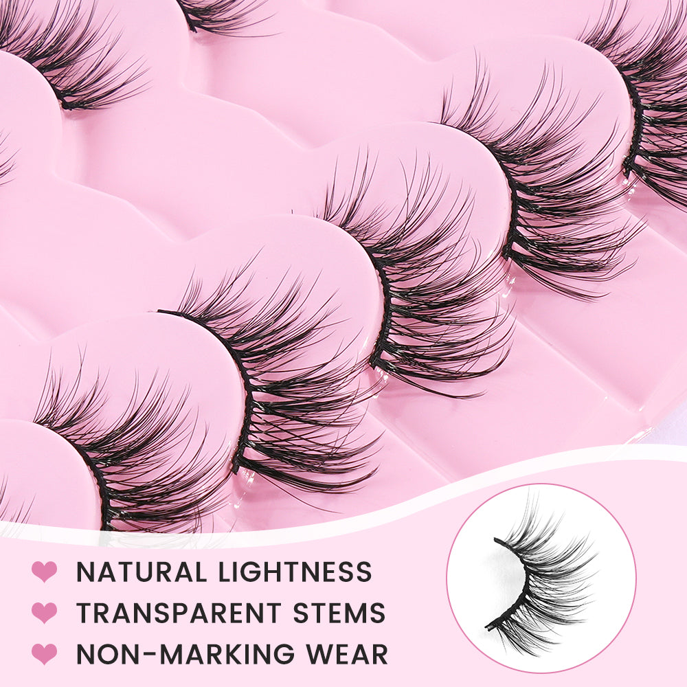 "CUTIE" Short Natural Half Lash