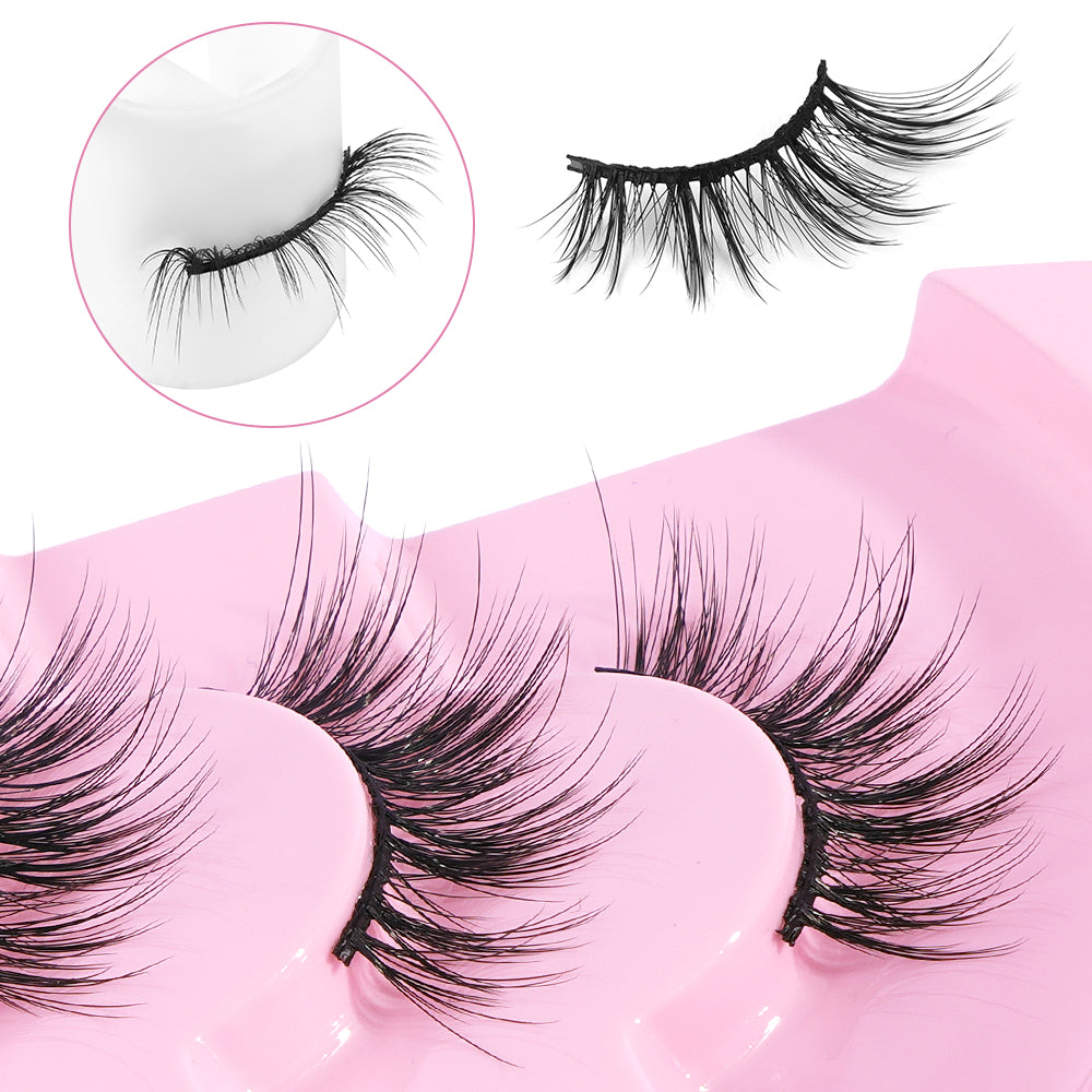 "CUTIE" Short Natural Half Lash
