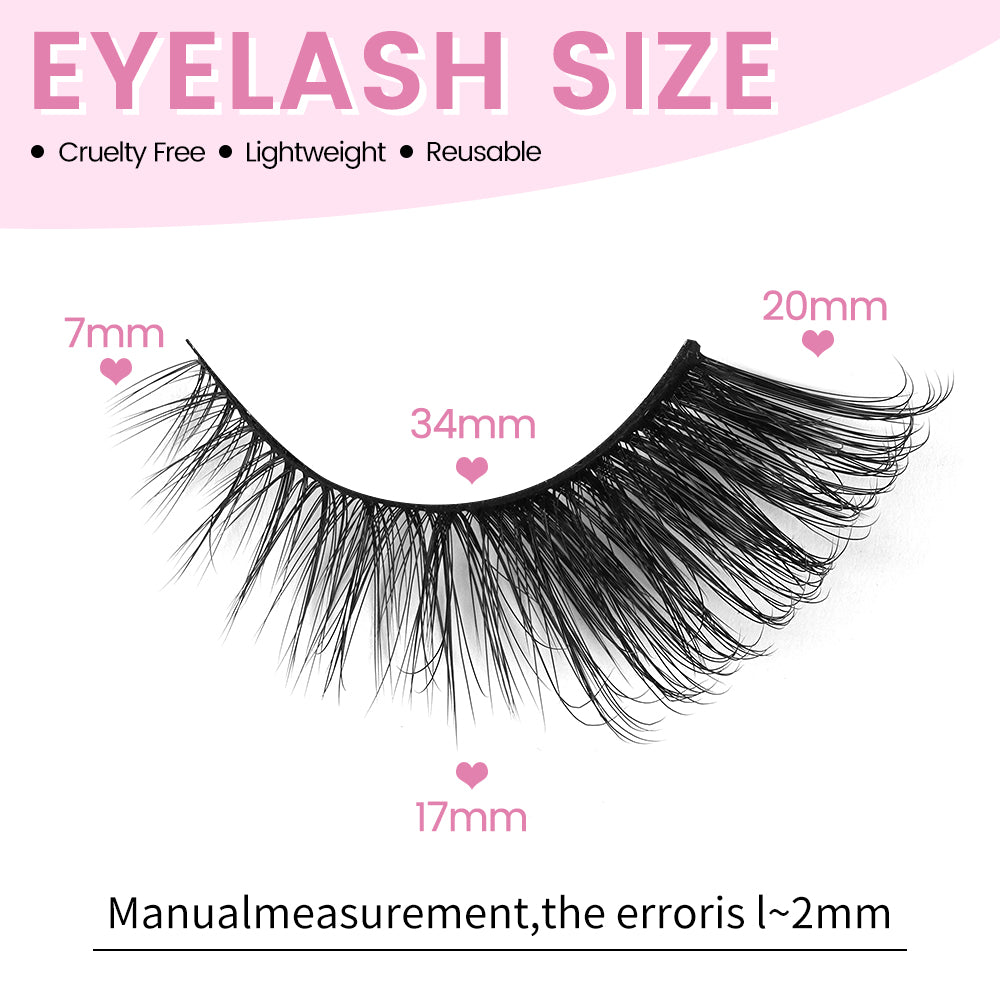 "SPOILED" Fluffy Long End Dramatic Lash