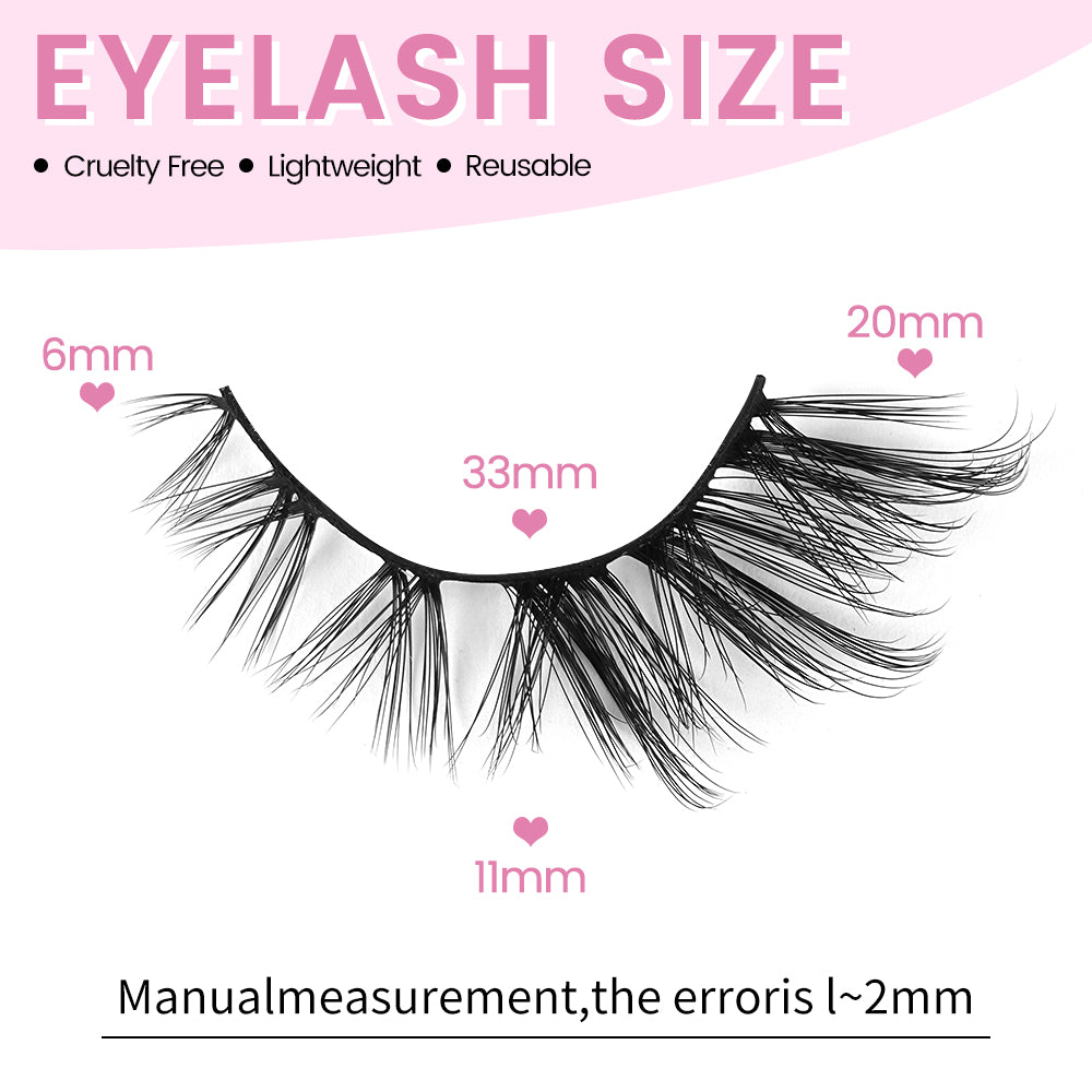 "TEASE" Long End Anime Lash