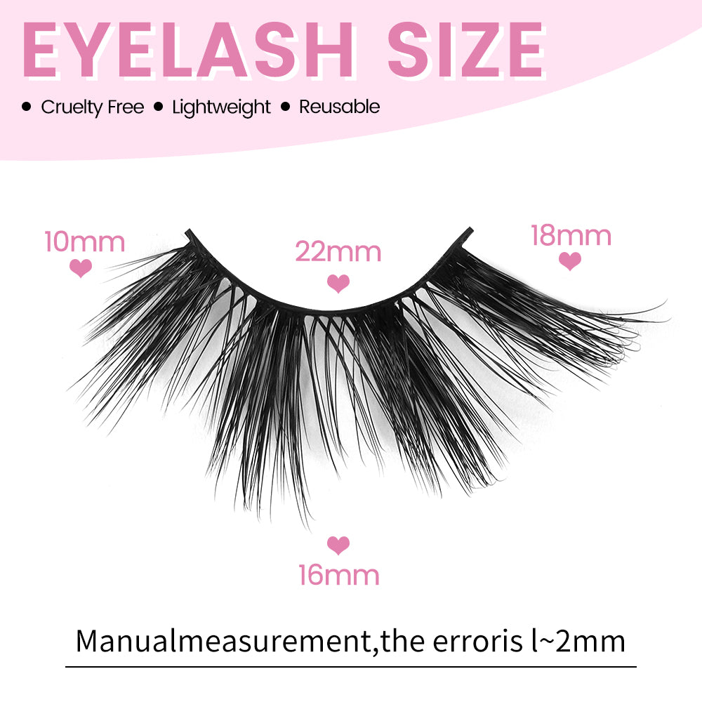 "HOTTIE" Doll Eye Half Lash