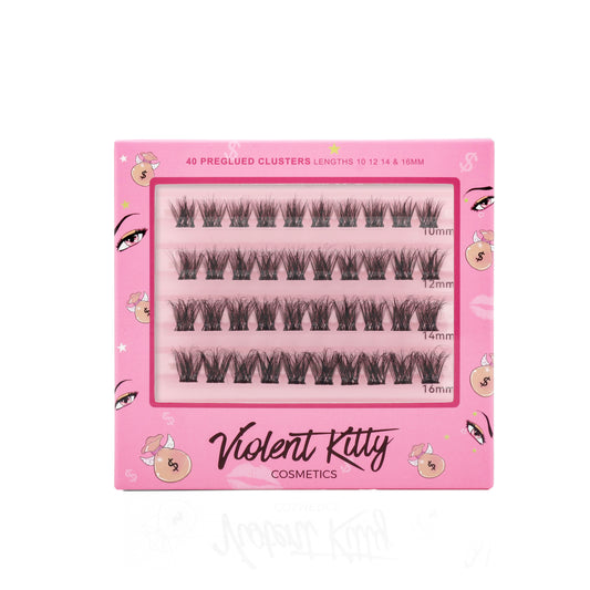 Press & Pinch • Underlash Clusters: v4 “Fluffy Dark”