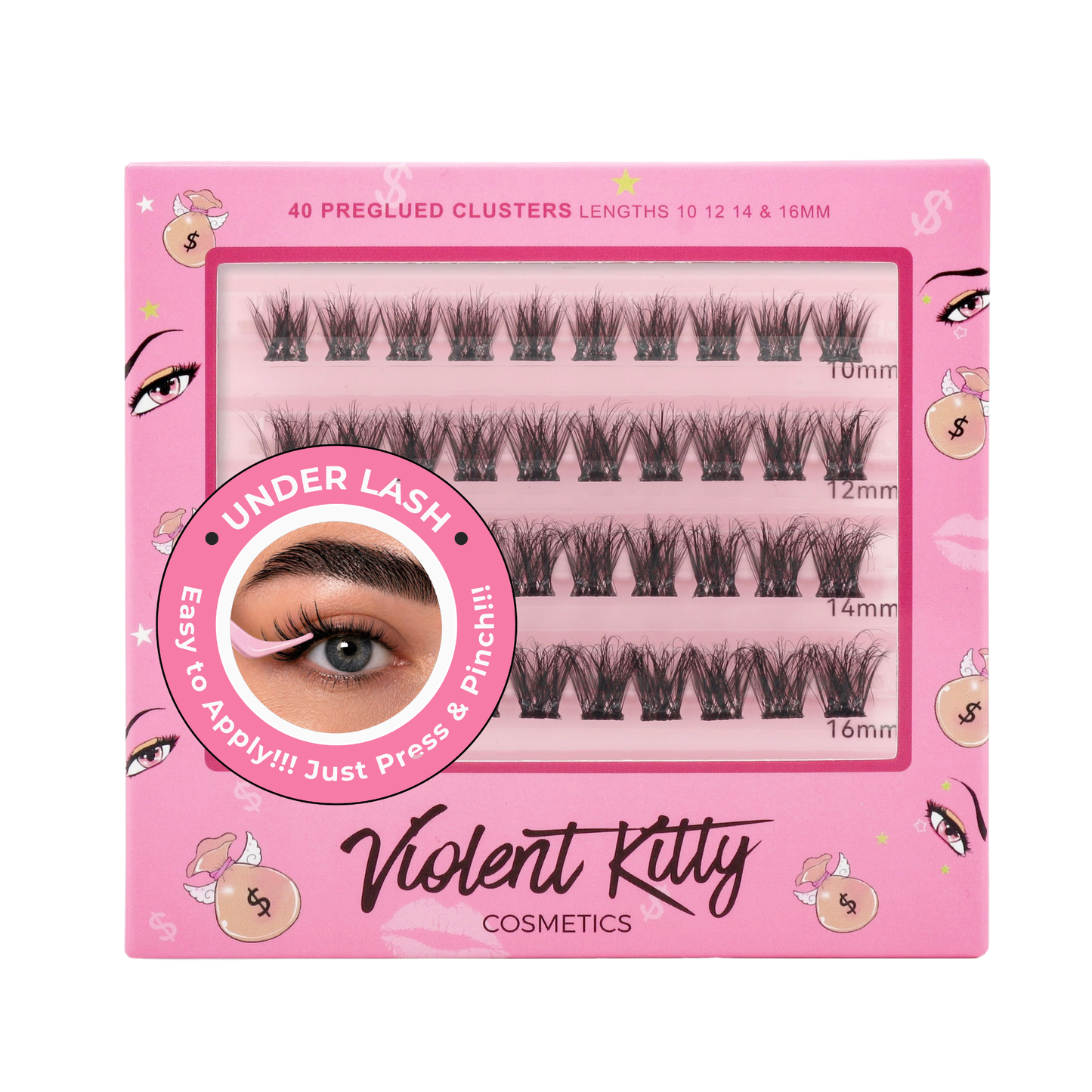 5 PACK BUNDLE!! Press & Pinch • Underlash Clusters! All 5 Styles: V1, V2, V3, V4, V5