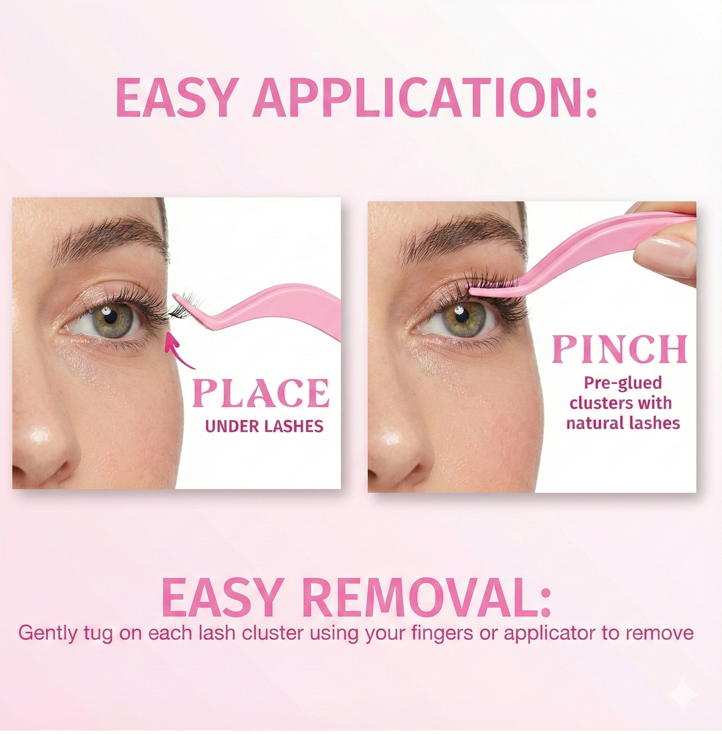 Press & Pinch • Underlash Clusters: v3 “Fluffy Light”