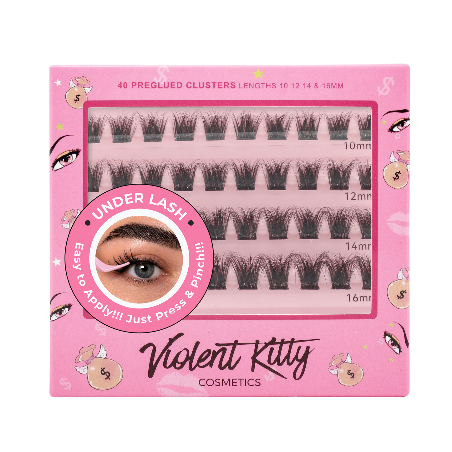 5 PACK BUNDLE!! Press & Pinch • Underlash Clusters! All 5 Styles: V1, V2, V3, V4, V5