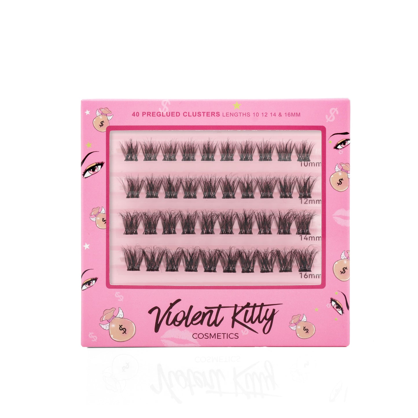 Press & Pinch • Underlash Clusters: v4 “Fluffy Dark”