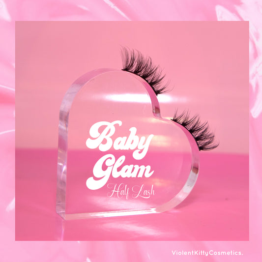 "BABY GLAM" Semi Glam Half Lash