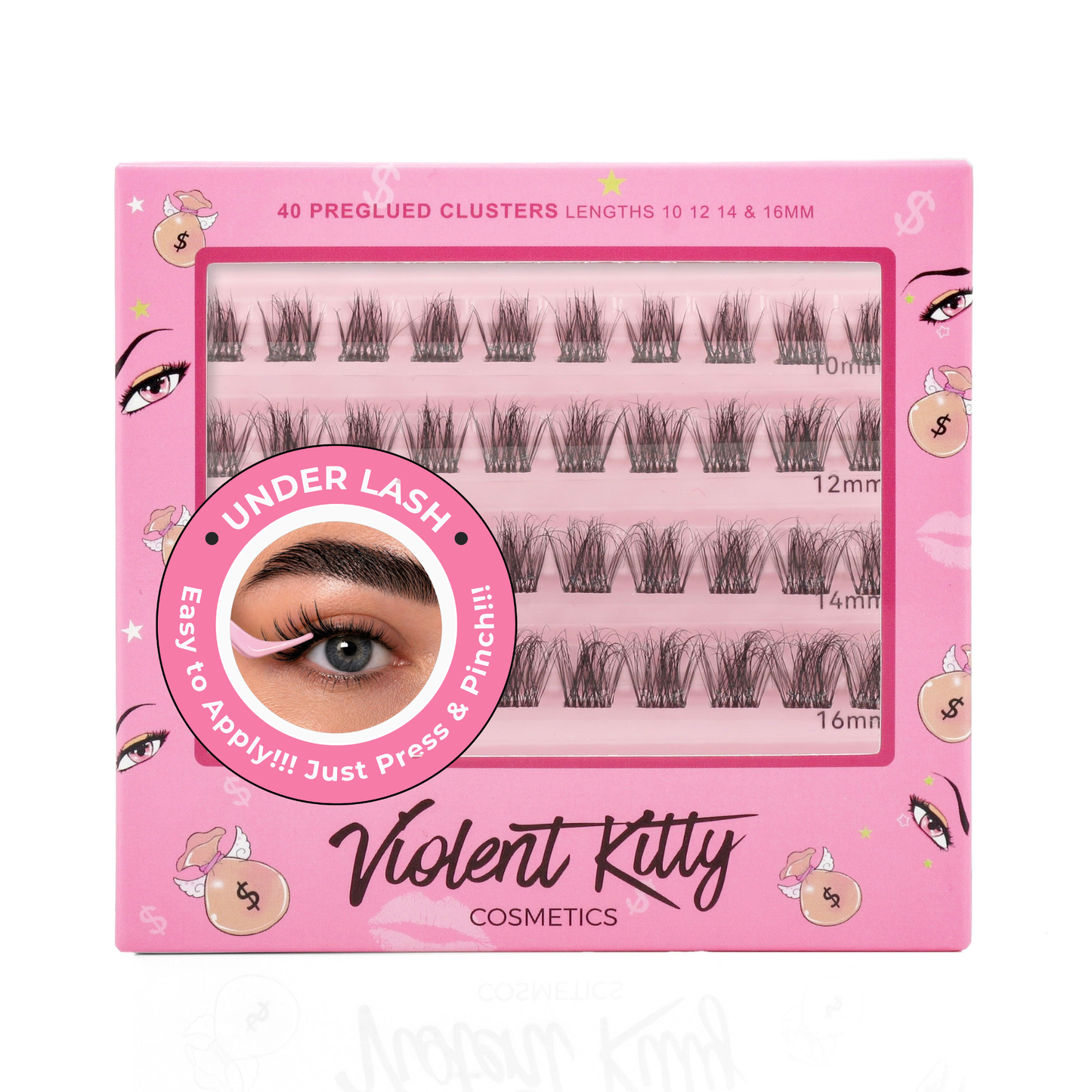 5 PACK BUNDLE!! Press & Pinch • Underlash Clusters! All 5 Styles: V1, V2, V3, V4, V5