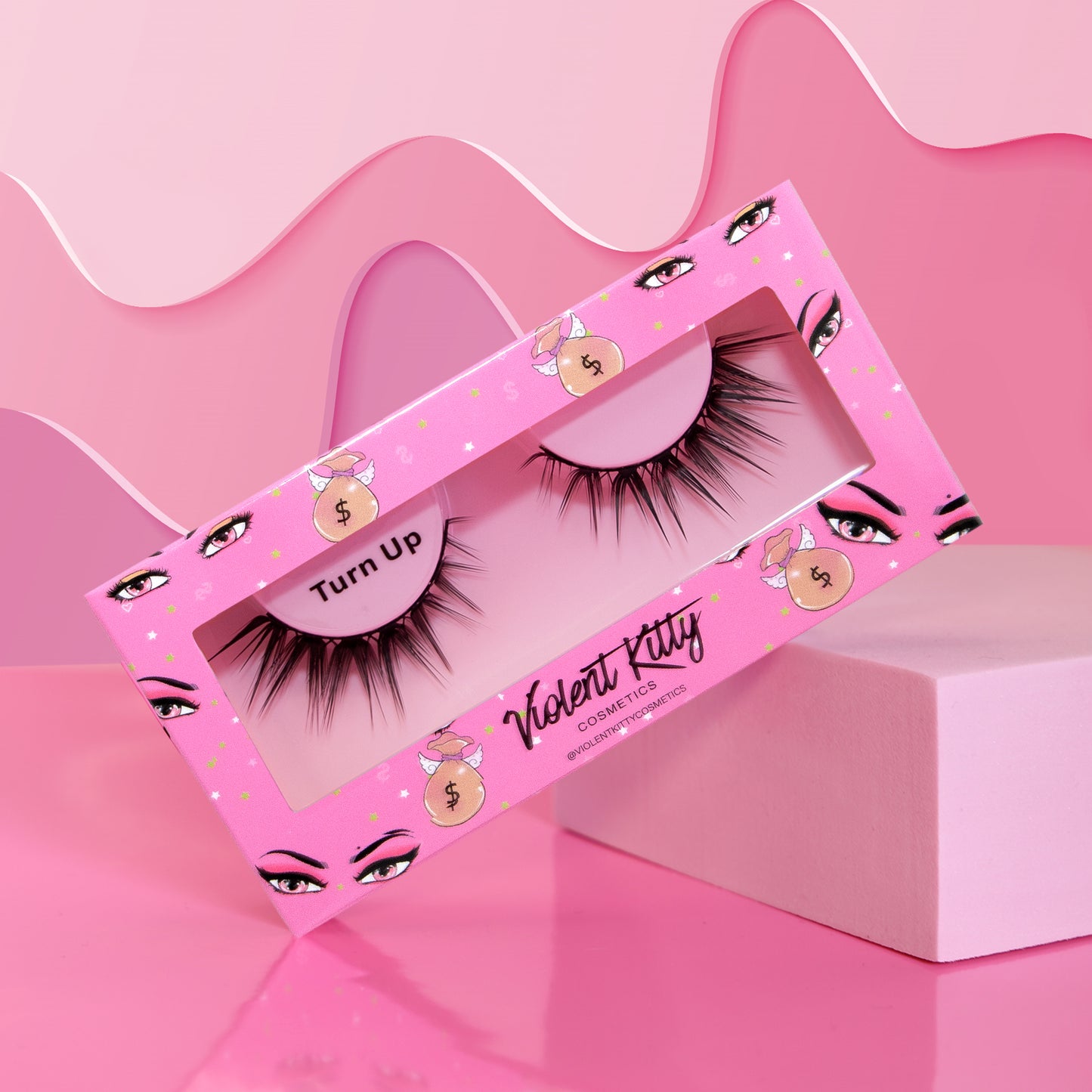 "Turn Up" Wet L Shape Cat Eye Lash